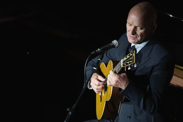 Sting performs at the 2014 United Nations Day Concert last week.